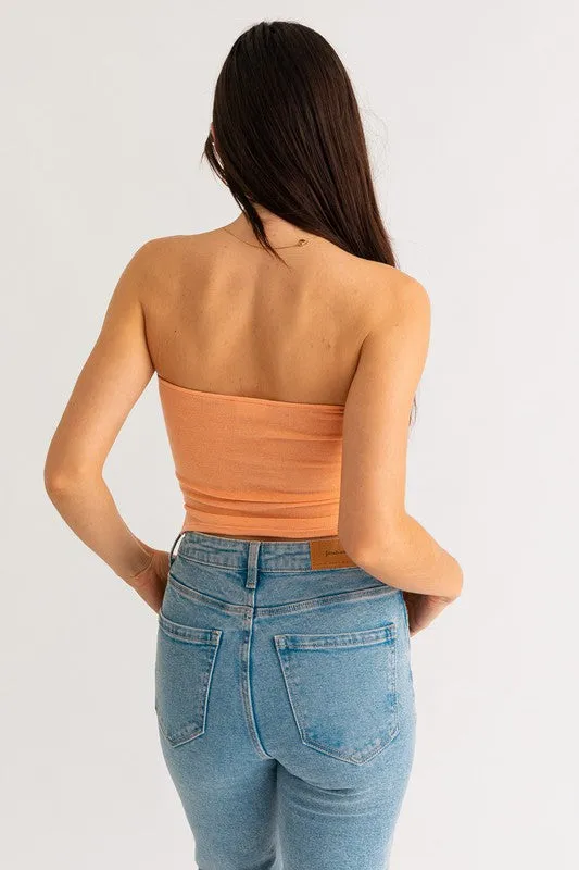 Hit Me On The Top Twist Tube Crop Top sold by Brightside Boutique product image thumbnail 5