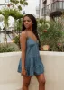 Waste Time Denim Dress sold by Brightside Boutique