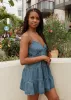Waste Time Denim Dress sold by Brightside Boutique