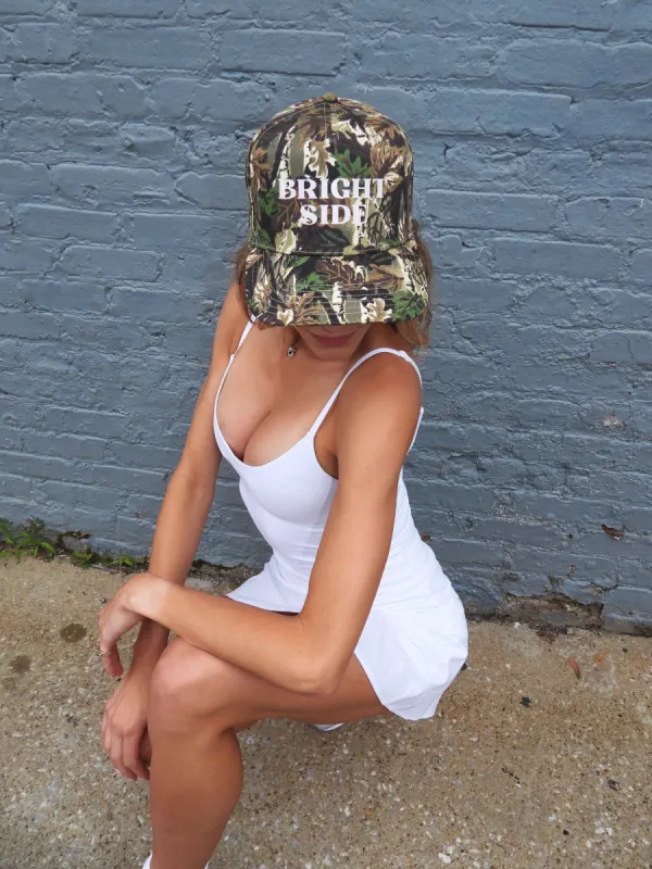 Brightside the Label Bright Side Camo Snapback sold by Brightside Boutique
