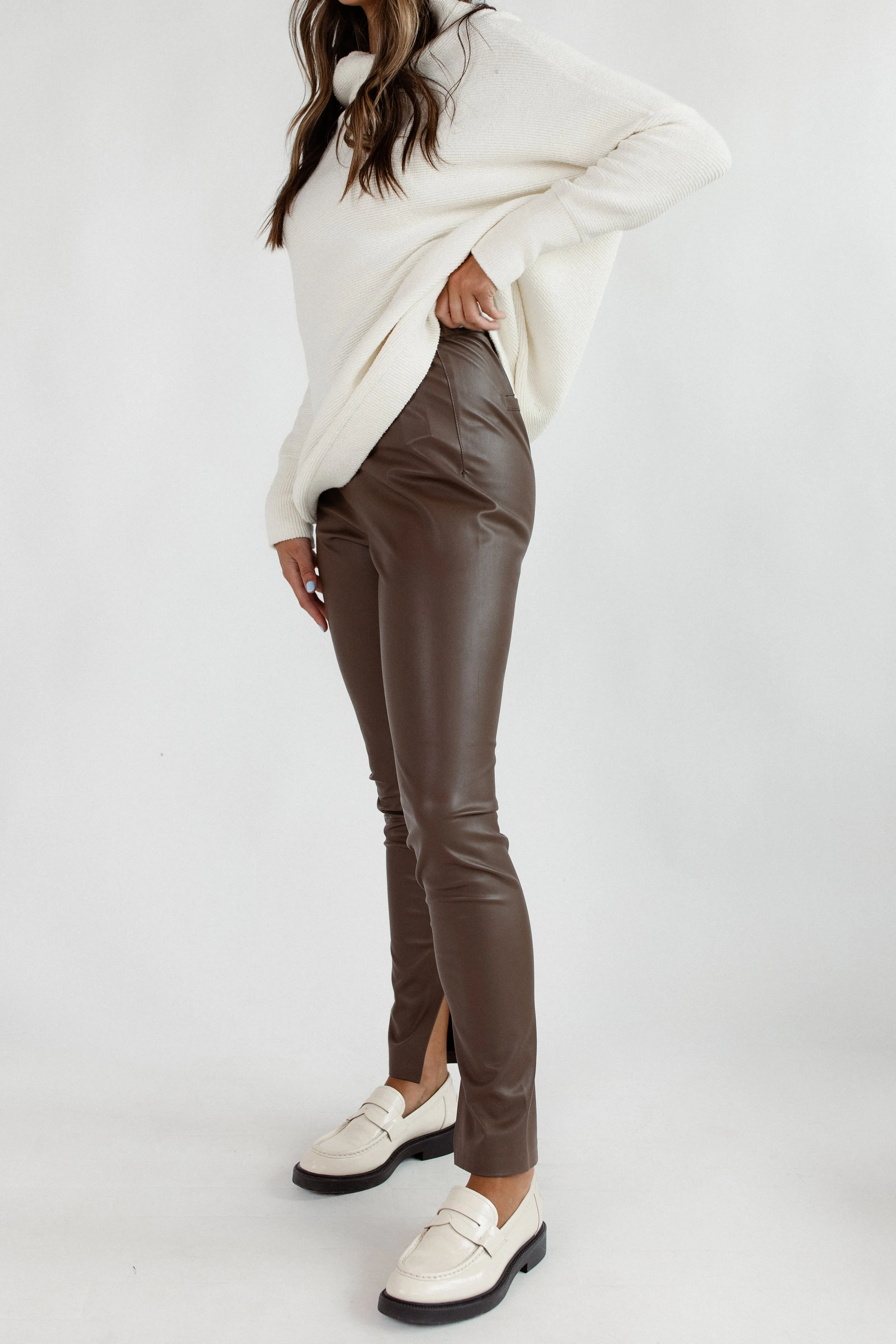 Blank NYC You Matter Faux Leather Pants sold by Brightside Boutique product image thumbnail 4