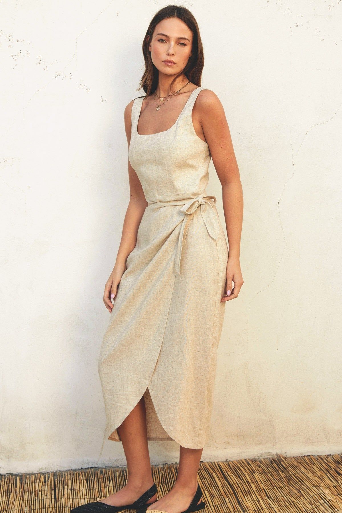 Back In Time Wrap Dress sold by Brightside Boutique product image thumbnail 2