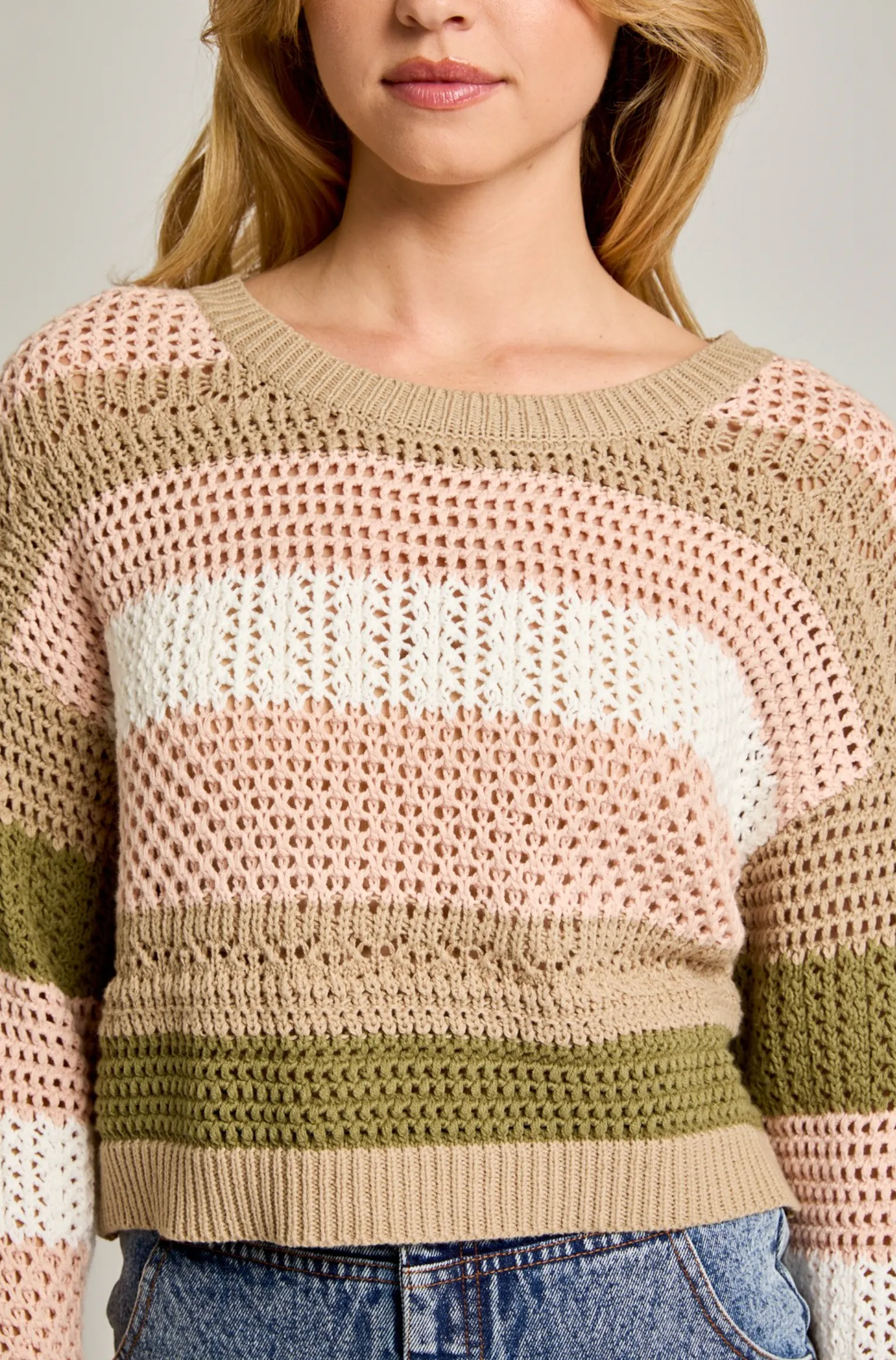 Forever Striped Sweater sold by Brightside Boutique product image thumbnail 5