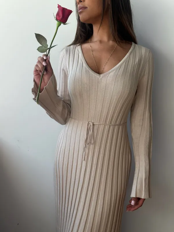 Good Time Ribbed Maxi Dress sold by Brightside Boutique