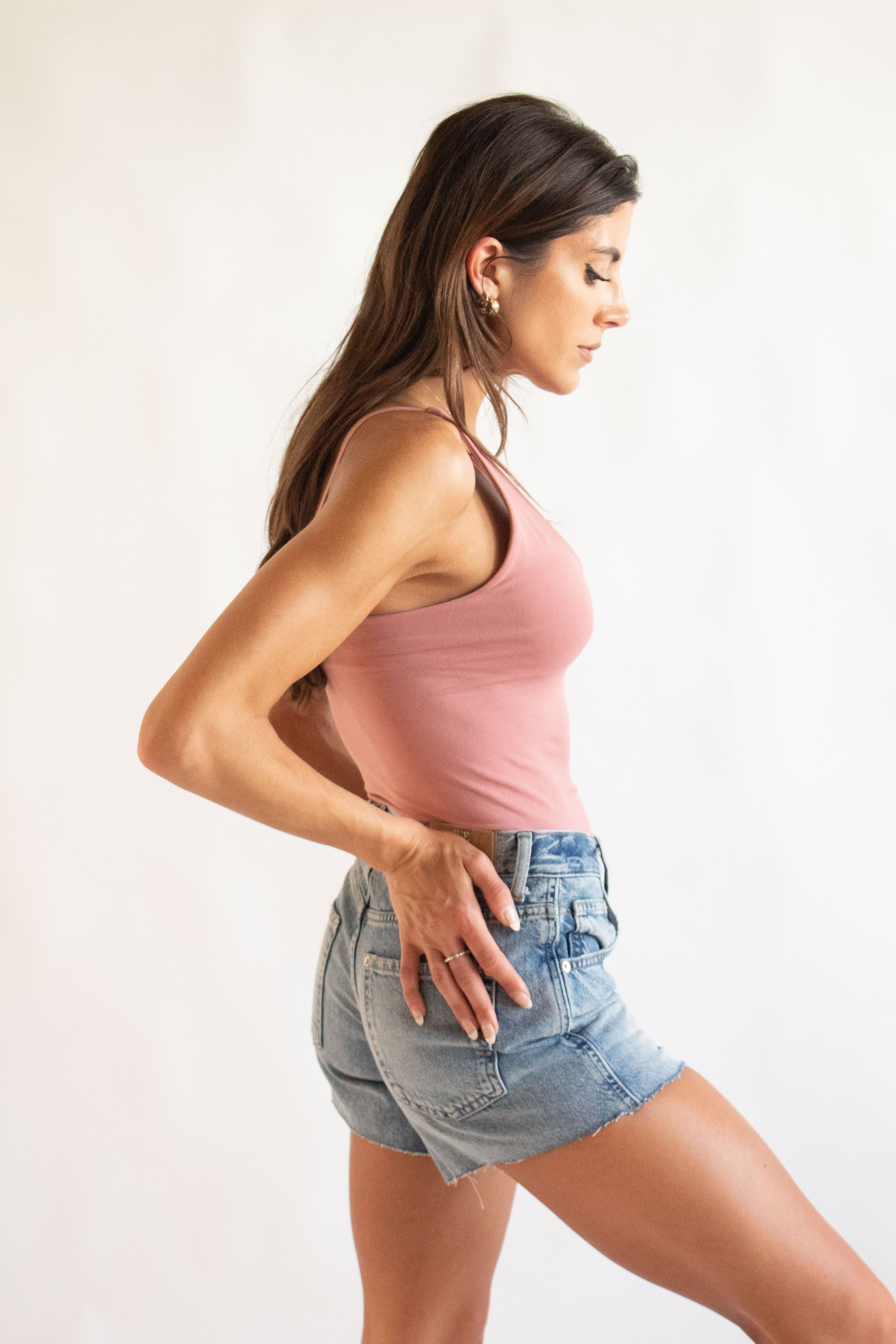 Free People Seamless V-Neck Cami sold by Brightside Boutique product image thumbnail 2