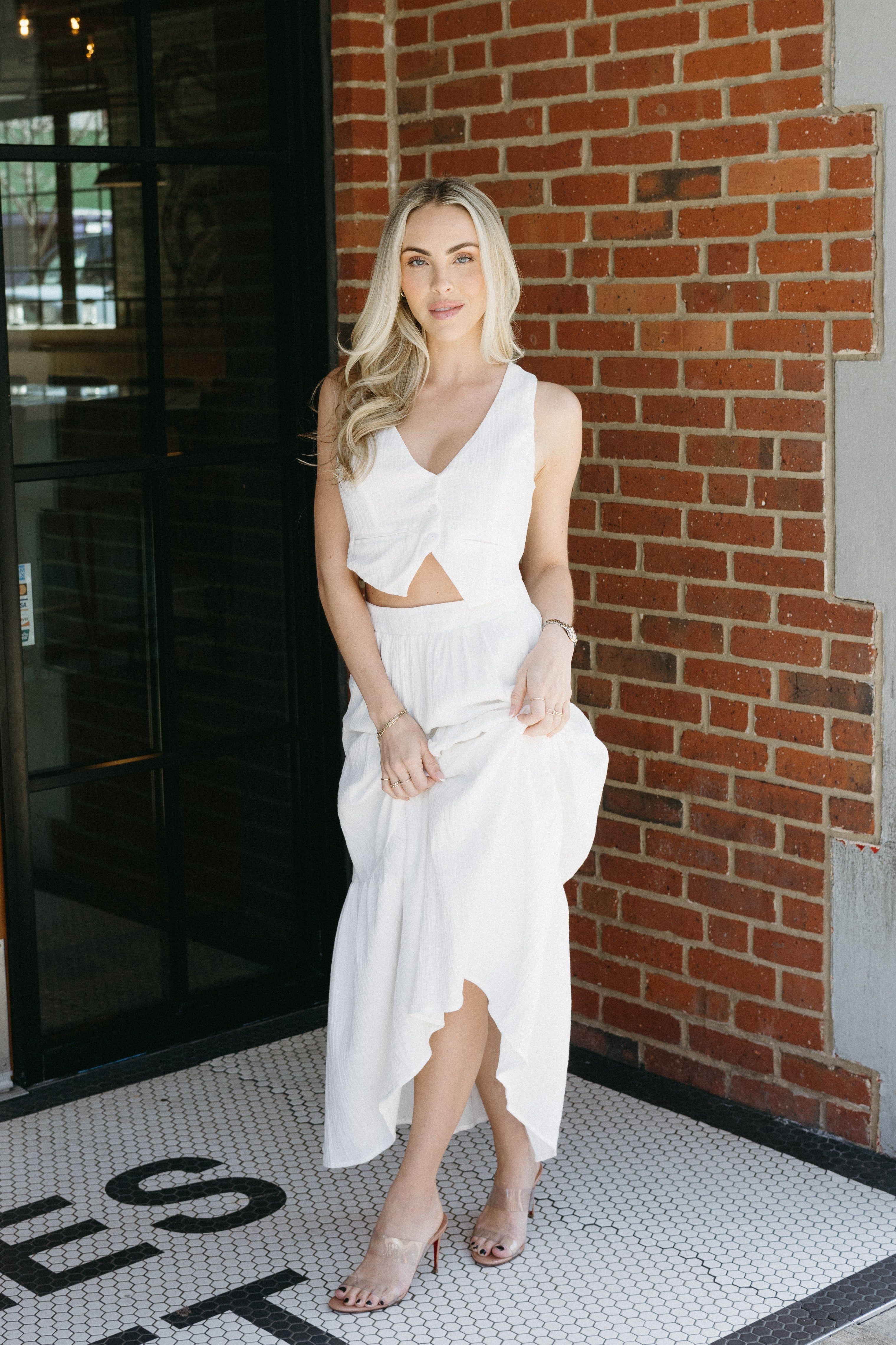 Losing You Maxi Skirt sold by Brightside Boutique