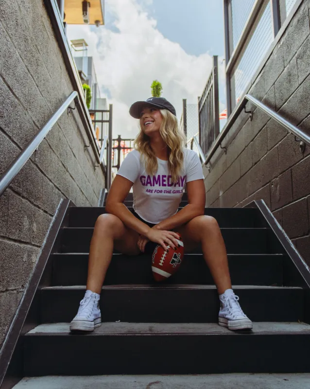 Gamedays Crop Tee by Brightside sold by Brightside Boutique