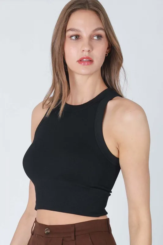 Alice High Neck Crop Top sold by Brightside Boutique