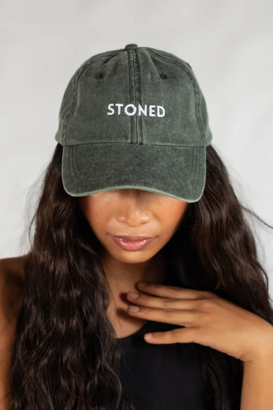Brightside The Label Stoned Dad Hat sold by Brightside Boutique