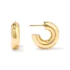 Hailey Nano Hoop 9mm Gold Earrings sold by Wanderlust and Co
