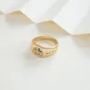 Look At The Stars Gold Mantra Ring sold by Wanderlust and Co