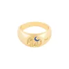 Look At The Stars Gold Mantra Ring sold by Wanderlust and Co