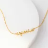 Aquarius Gold Necklace sold by Wanderlust and Co