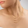 Aquarius Gold Necklace sold by Wanderlust and Co