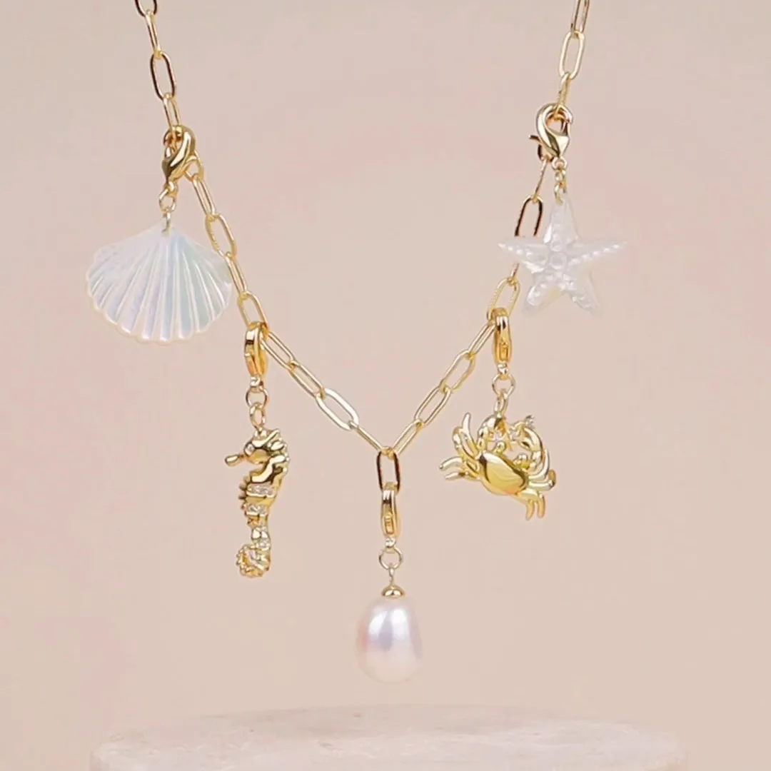 Keepsakes Pearl Gold Necklace sold by Wanderlust and Co product image thumbnail 3