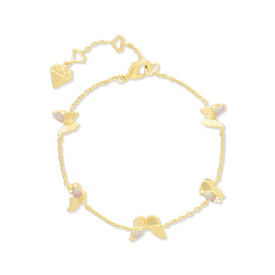 Butterfly Opal Gold Bracelet sold by Wanderlust and Co product image thumbnail 4