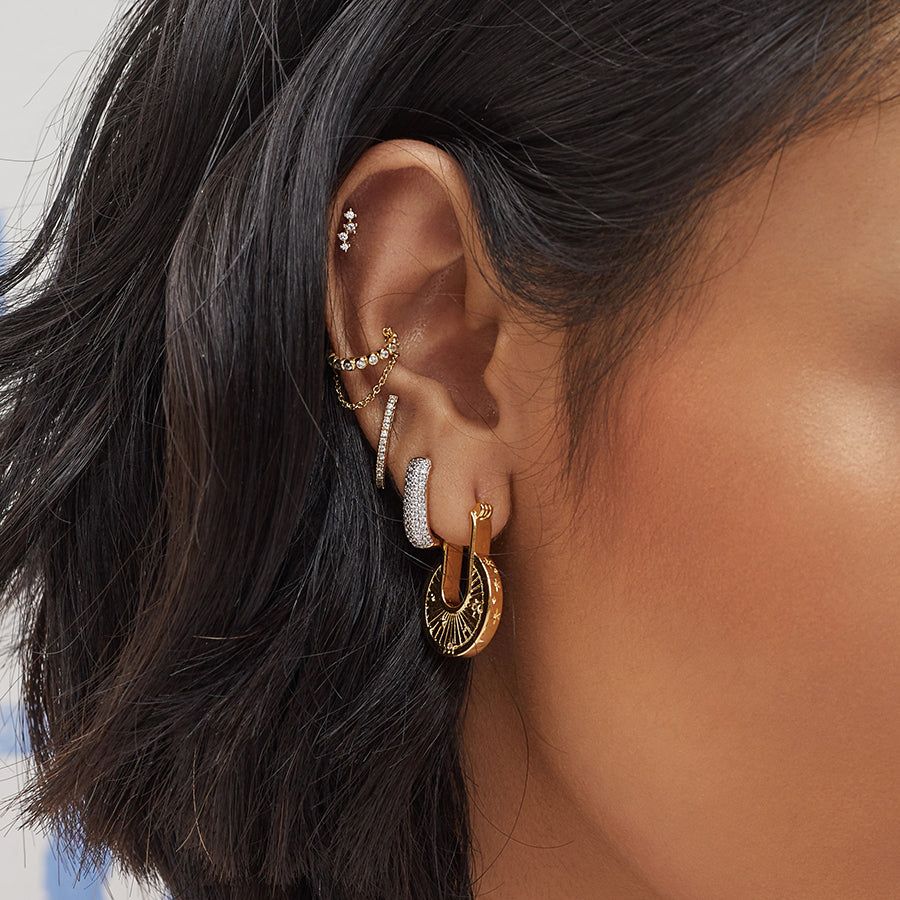 Ray of Light Gold Earrings sold by Wanderlust and Co product image thumbnail 2