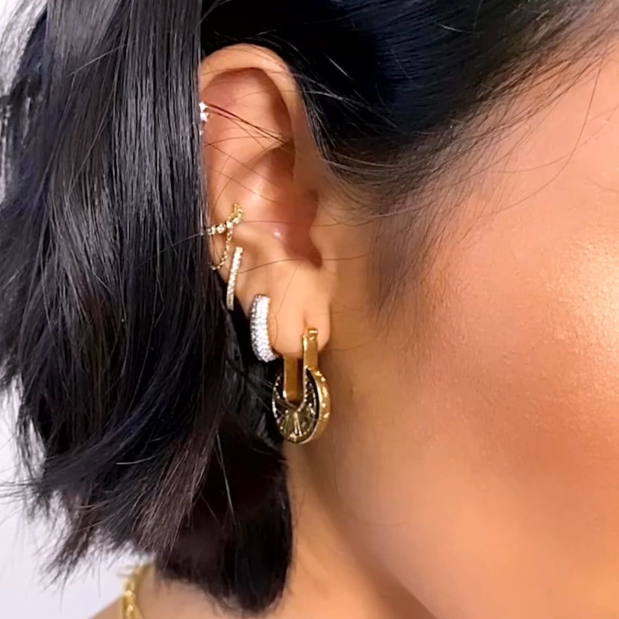 Ray of Light Gold Earrings sold by Wanderlust and Co product image thumbnail 3