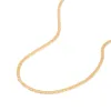 Figaro Link Chain 14K Gold Vermeil Necklace sold by Wanderlust and Co