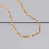Figaro Link Chain 14K Gold Vermeil Necklace sold by Wanderlust and Co