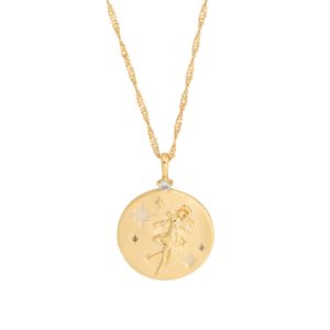 Asteria Goddess Gold Necklace sold by Wanderlust and Co