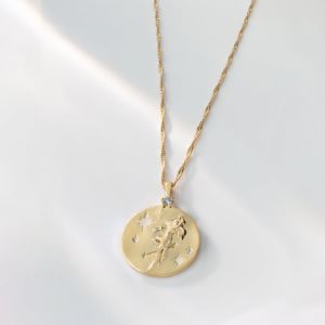 Asteria Goddess Gold Necklace sold by Wanderlust and Co