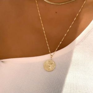 Asteria Goddess Gold Necklace sold by Wanderlust and Co