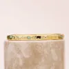 Keepsakes Aventurine Gold Bangle sold by Wanderlust and Co