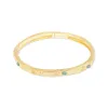 Keepsakes Aventurine Gold Bangle sold by Wanderlust and Co