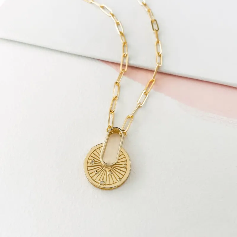 Ray of Light Gold Necklace sold by Wanderlust and Co