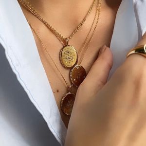 Scorpio Zodiac Enamel 14K Gold Vermeil Pendant sold by Wanderlust and Co