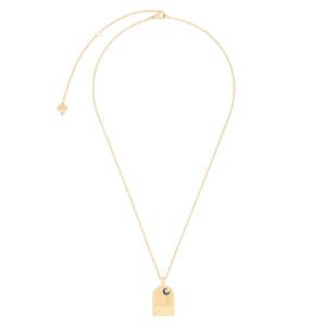 Look At The Stars Gold Mantra Necklace sold by Wanderlust and Co