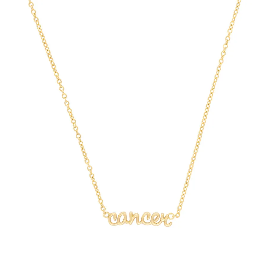 Cancer Gold Necklace sold by Wanderlust and Co product image thumbnail 5