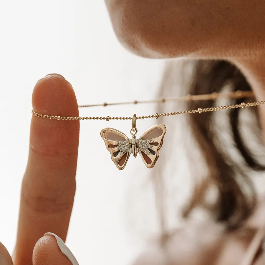 Flutter Gold Necklace sold by Wanderlust and Co product image thumbnail 2