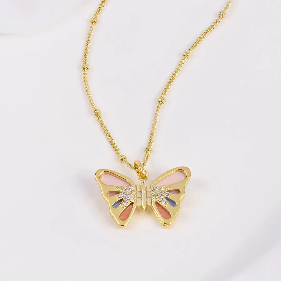 Flutter Gold Necklace sold by Wanderlust and Co product image thumbnail 5