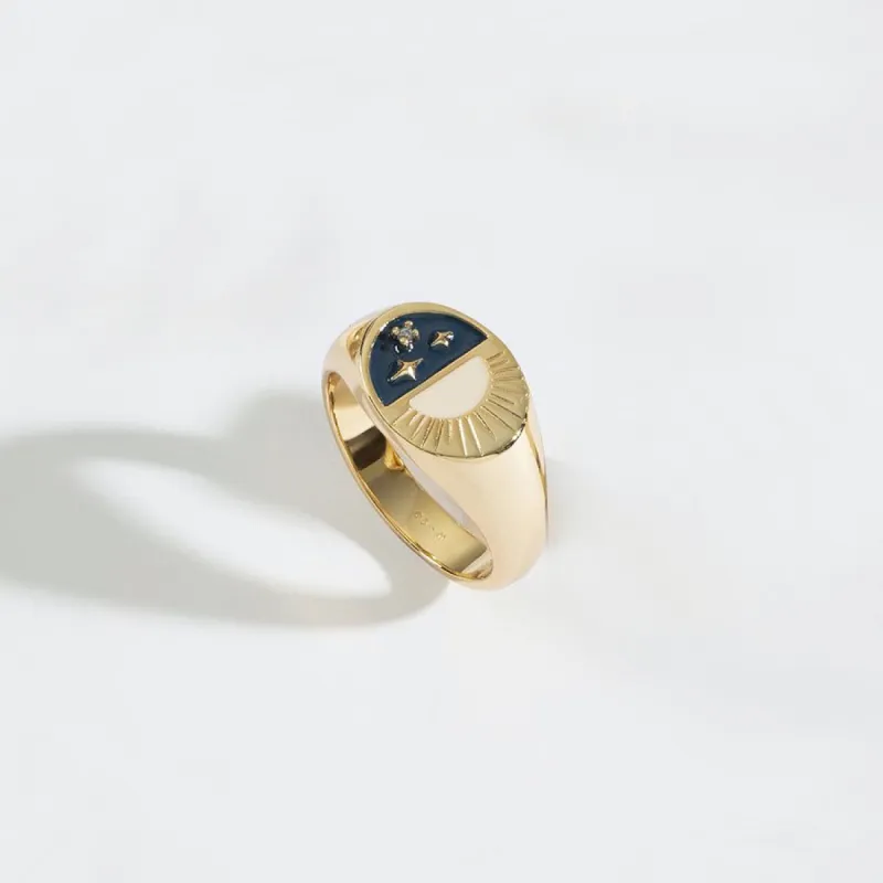Presence Gold Ring sold by Wanderlust and Co