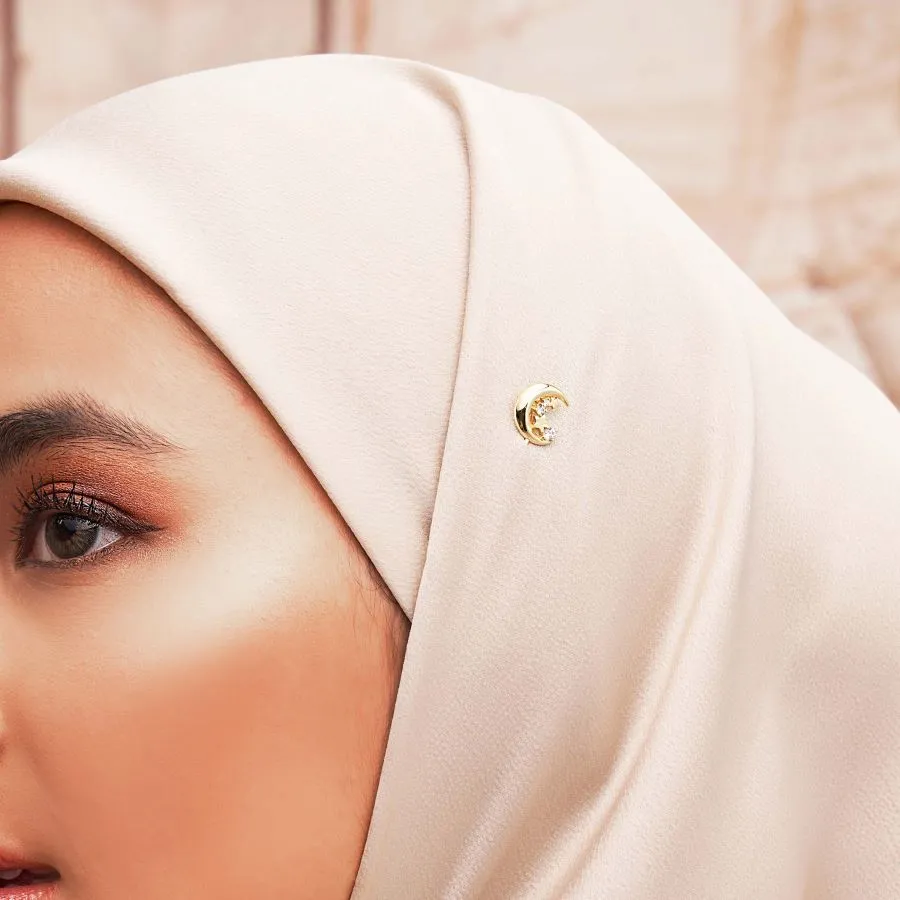 Moonlight Hijab Pin (single) sold by Wanderlust and Co product image thumbnail 2