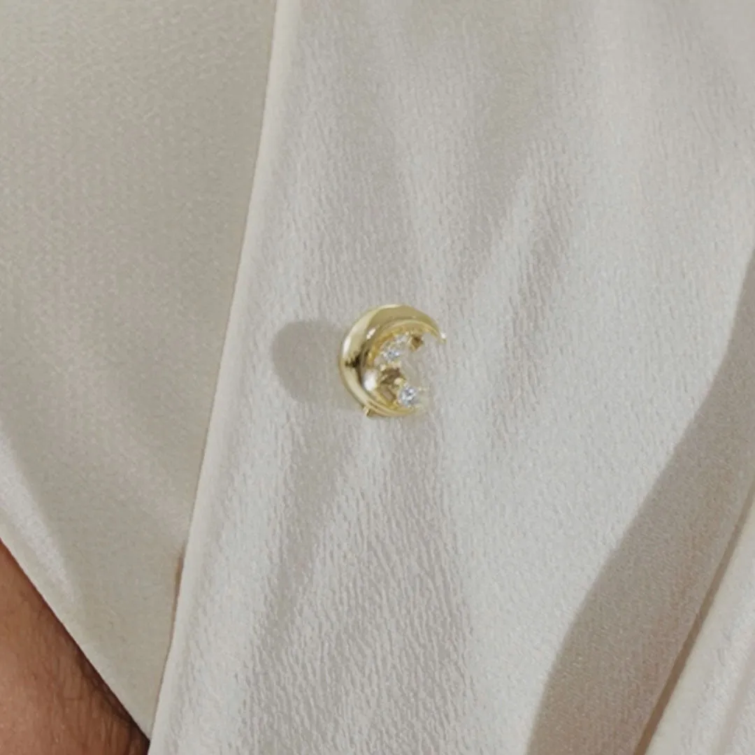 Moonlight Hijab Pin (single) sold by Wanderlust and Co product image thumbnail 3