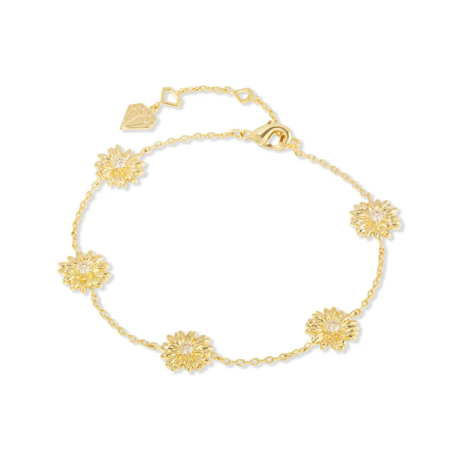 Daisy Multi Gold Bracelet sold by Wanderlust and Co product image thumbnail 5