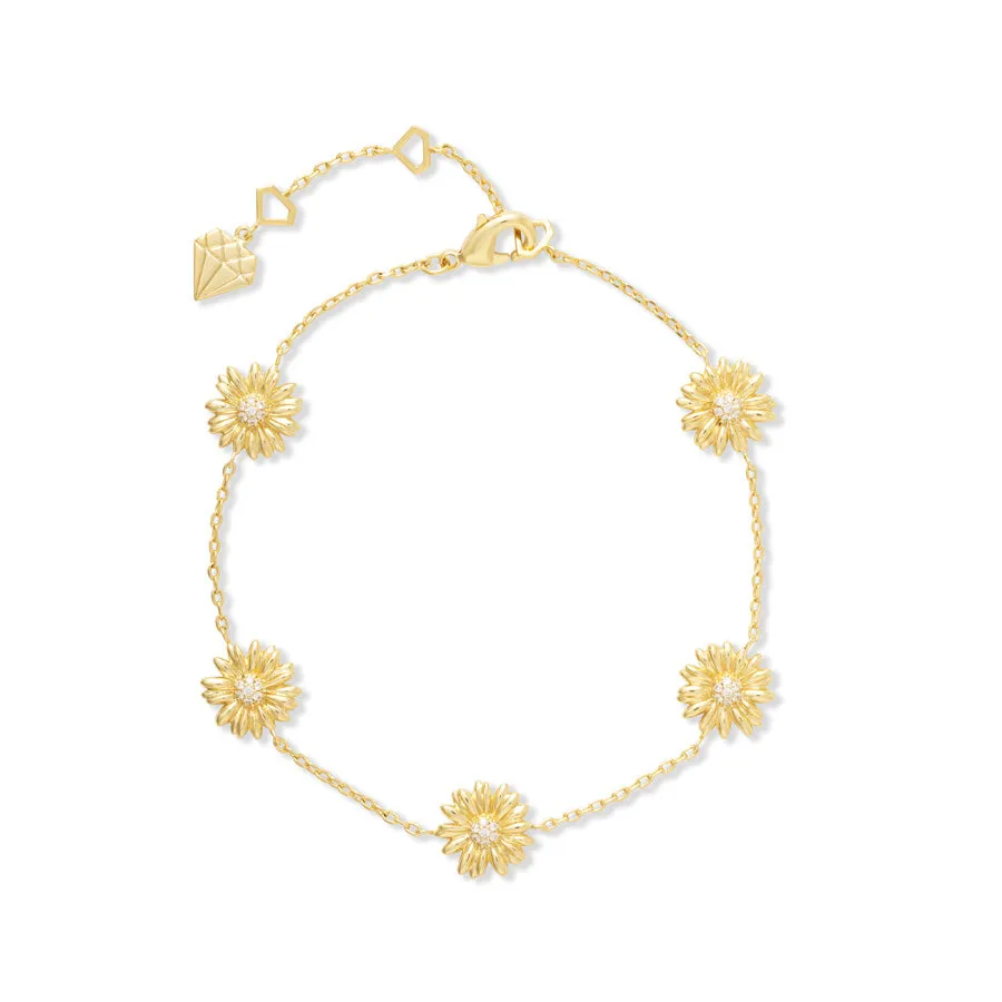 Daisy Multi Gold Bracelet sold by Wanderlust and Co product image thumbnail 4