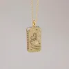Lion Heart Gold Necklace sold by Wanderlust and Co