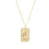 Lion Heart Gold Necklace sold by Wanderlust and Co