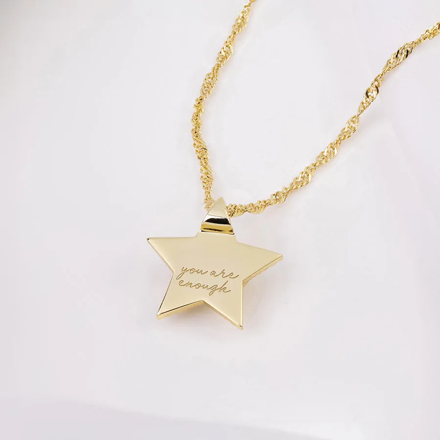 Starlight Navy & Gold Necklace sold by Wanderlust and Co product image thumbnail 4