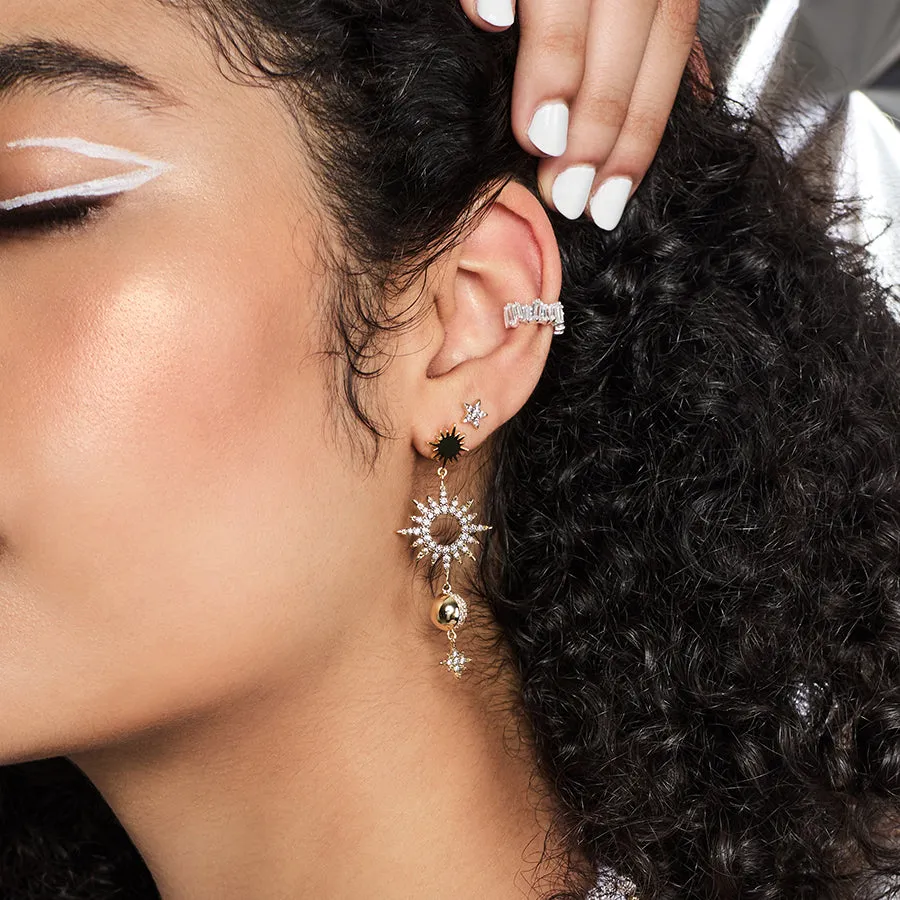 Sunlit Charms Gold Earrings sold by Wanderlust and Co product image thumbnail 2