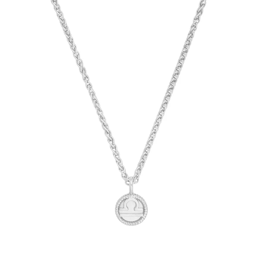 Libra Zodiac Mother of Pearl 925 Sterling Silver Pendant sold by Wanderlust and Co product image thumbnail 5