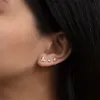 Dome Heart Silver Flat Back Earring sold by Wanderlust and Co