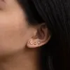 Dome Heart Gold Flat Back Earring sold by Wanderlust and Co