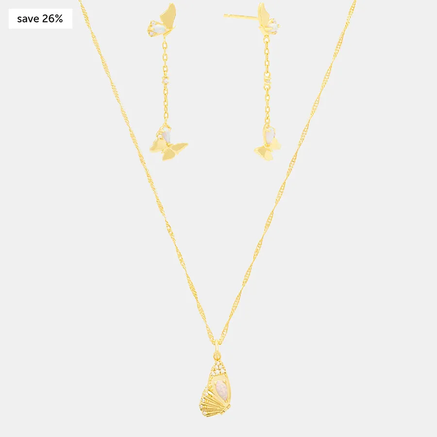 Butterfly Opal Set sold by Wanderlust and Co