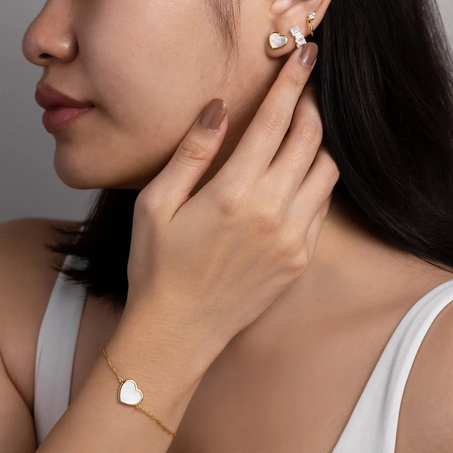 Heart Pearl Set sold by Wanderlust and Co product image thumbnail 2