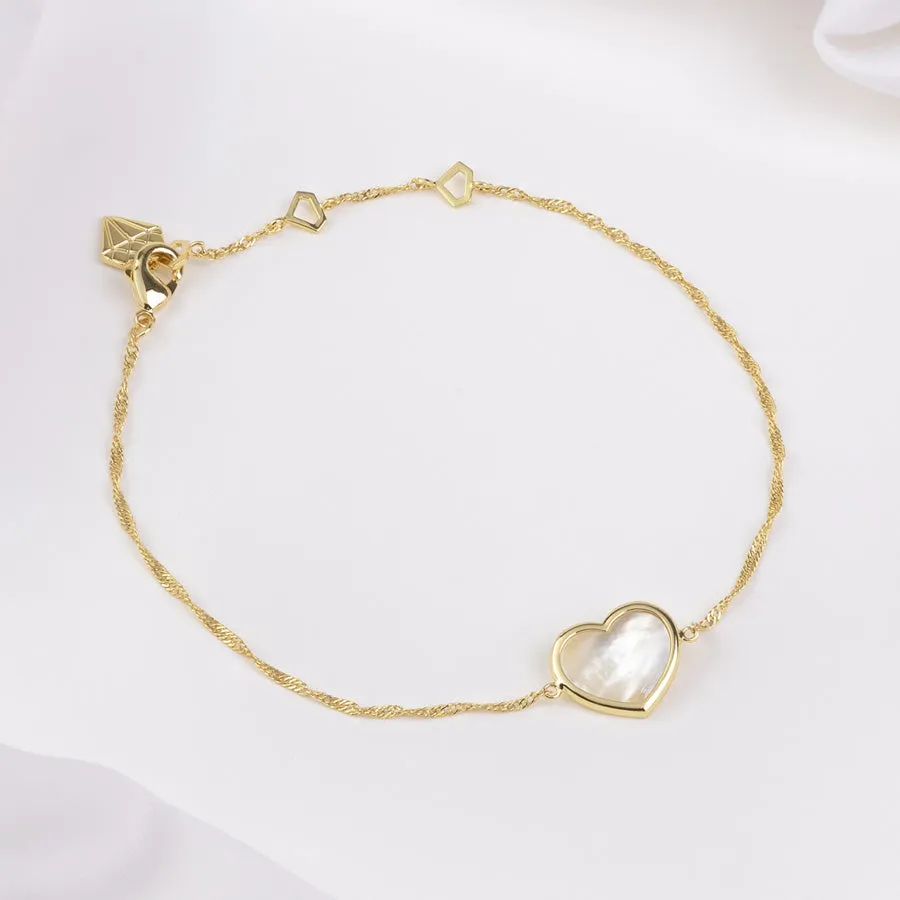 Heart Pearl Set sold by Wanderlust and Co product image thumbnail 5